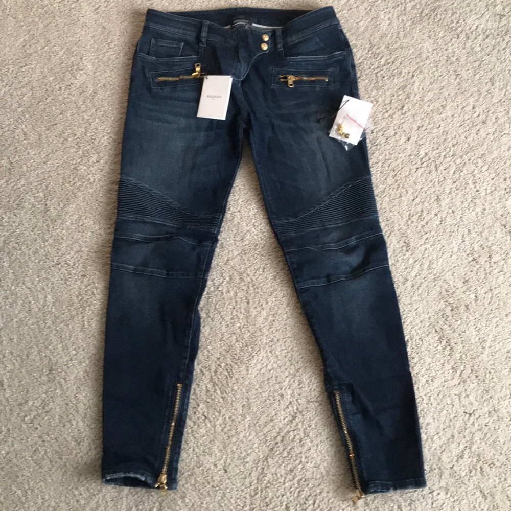 💯 Balmain Biker Jeans 🔥, women's 10